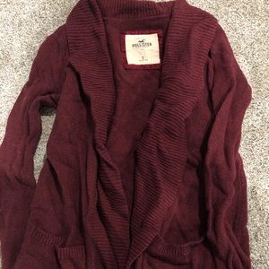 Hollister Cardigan (maroon)